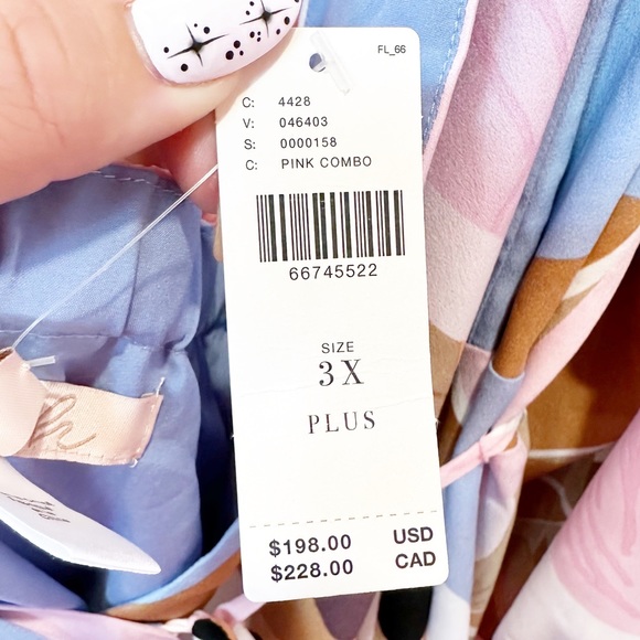 NWT Anthropologie Hutch Bloom Wrap Midi Dress 3X - Picture 5 of 12